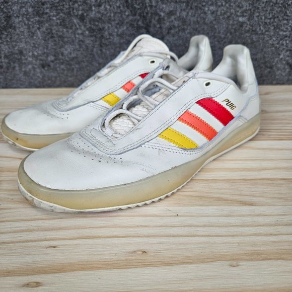 Adidas Puig Shoe in Cream, Yellow, Orange and Vivid Red - Picture 7 of 15